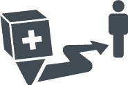 grey person with road